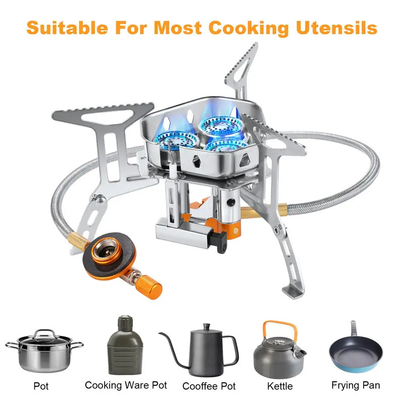 5800W High-Power Camping Gas S - Outdoor Gas Camping Oven avis et prix