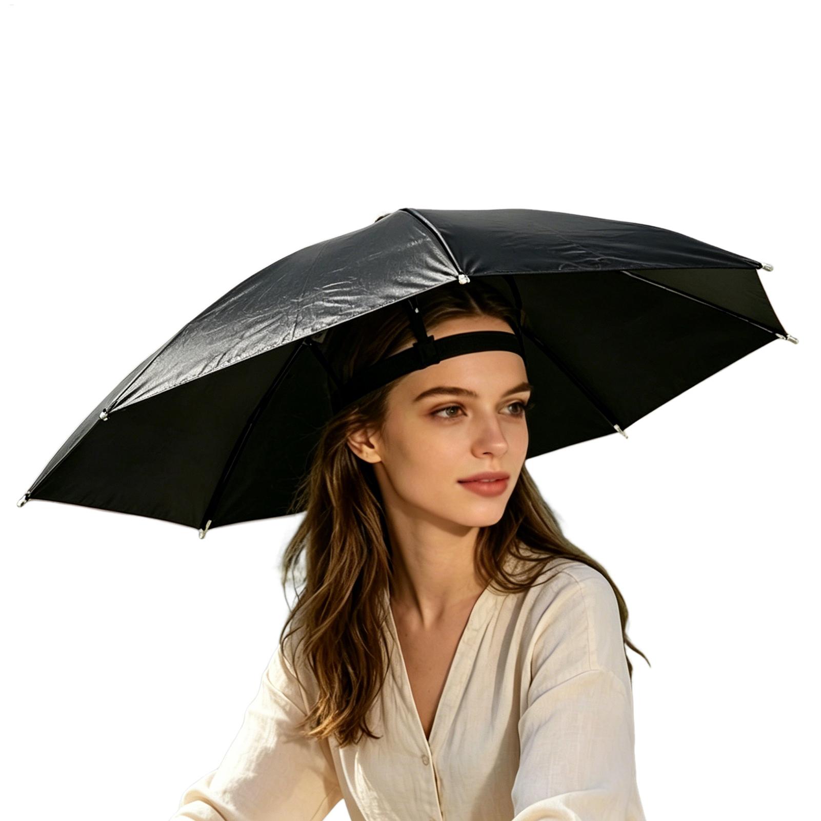 Folding Umbrella Hat Waterproo - Outdoor Camping Umbrella avis et prix