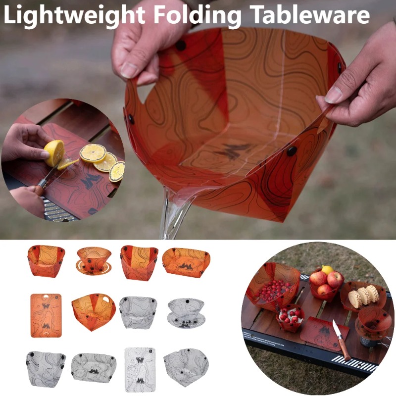 Foldable Camping Tableware Por - Outdoor Camping Kitchen Table avis et prix