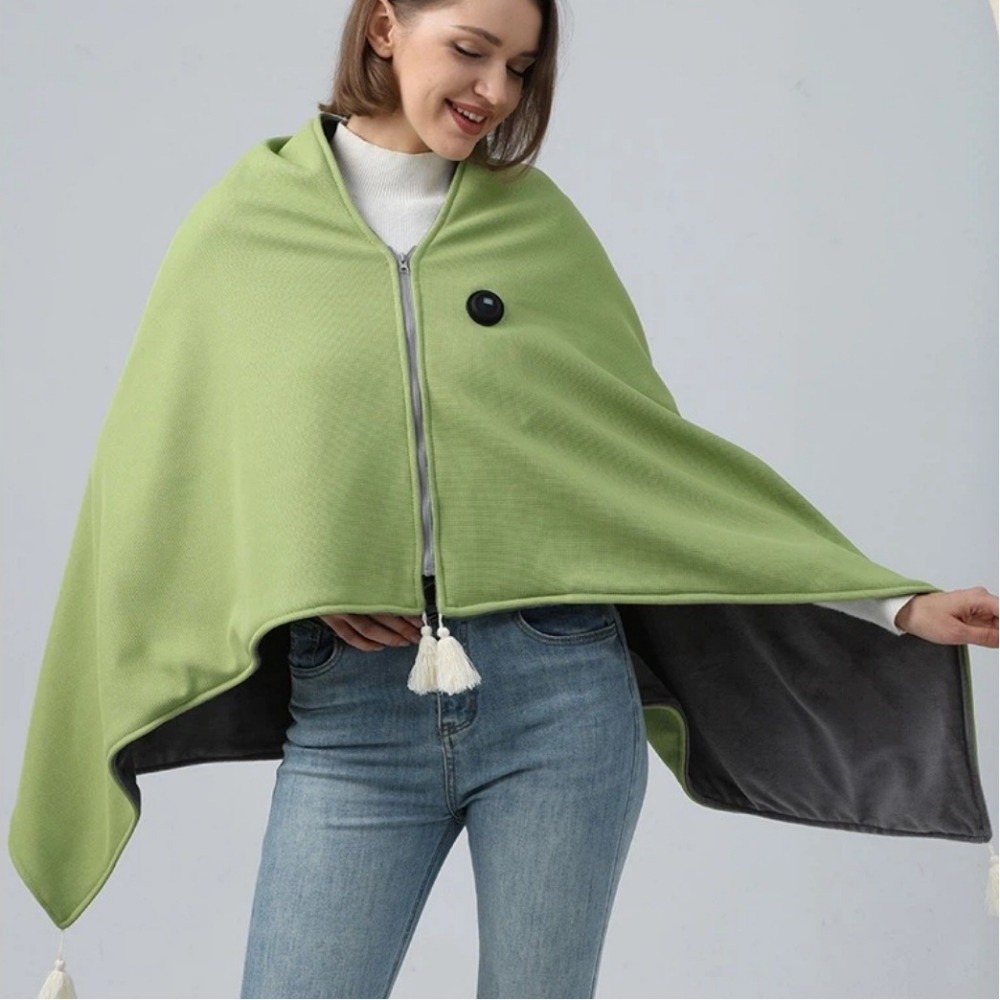 Portable Winter Shawl Blanket  - Outdoor Camping Heated Blanket avis et prix