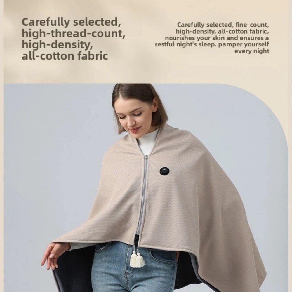 Portable Winter Shawl Blanket  - Outdoor Camping Heated Blanket avis et prix